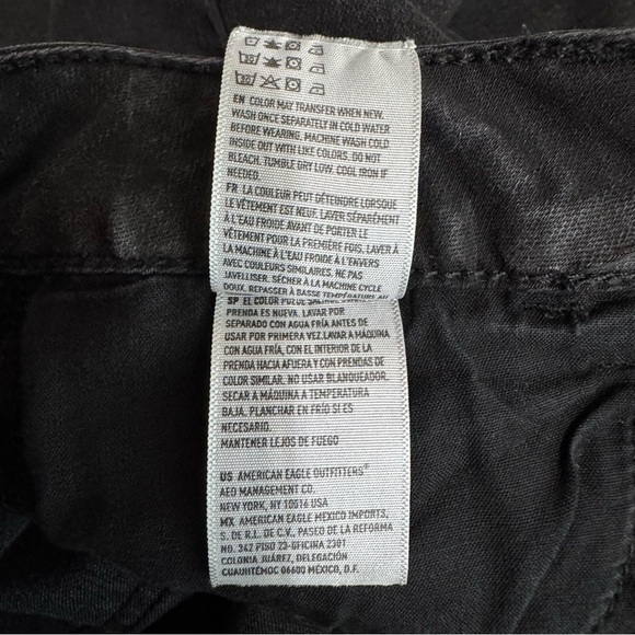American Eagle Outfitters Super Stretch Black Jeggings - Short - Picture 7 of 7